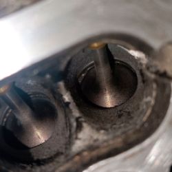 Detalle de válavula limpia